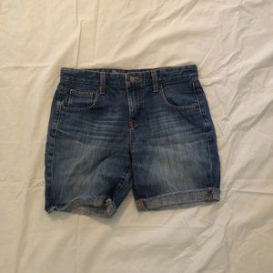 Blue Jean Boyfriend Shorts